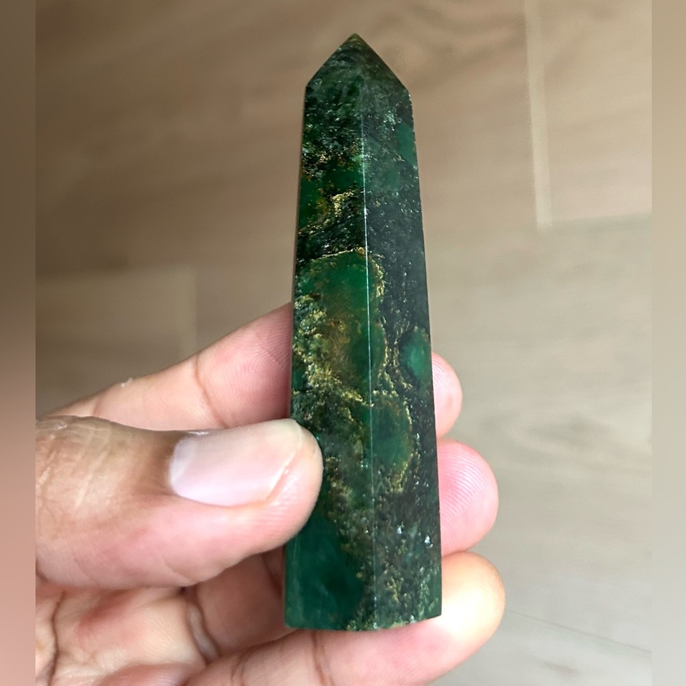 Green Emerald Obelisk Tower